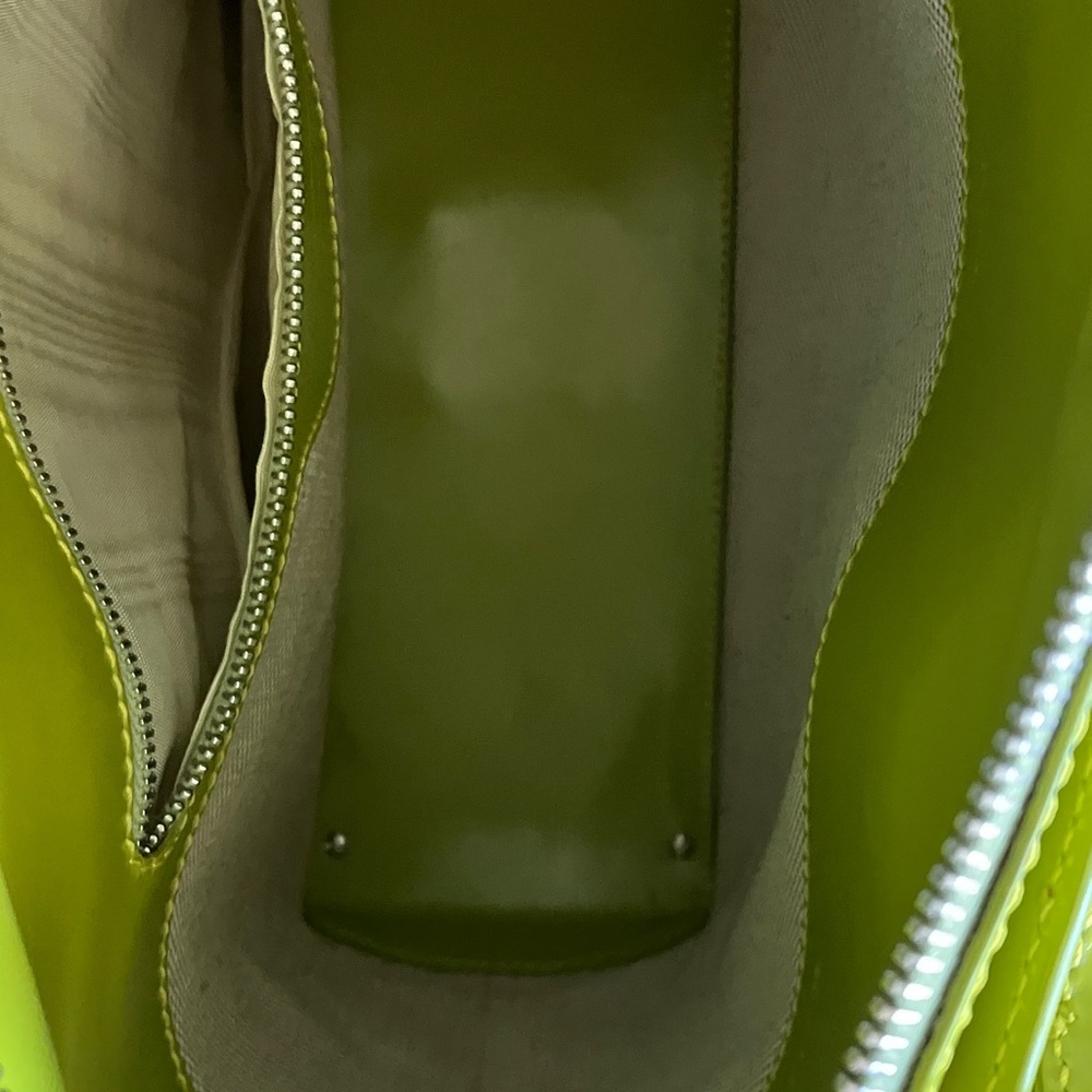 Tod's Lady Di Lime Leather Handbag NWOT - Picture 5 of 11